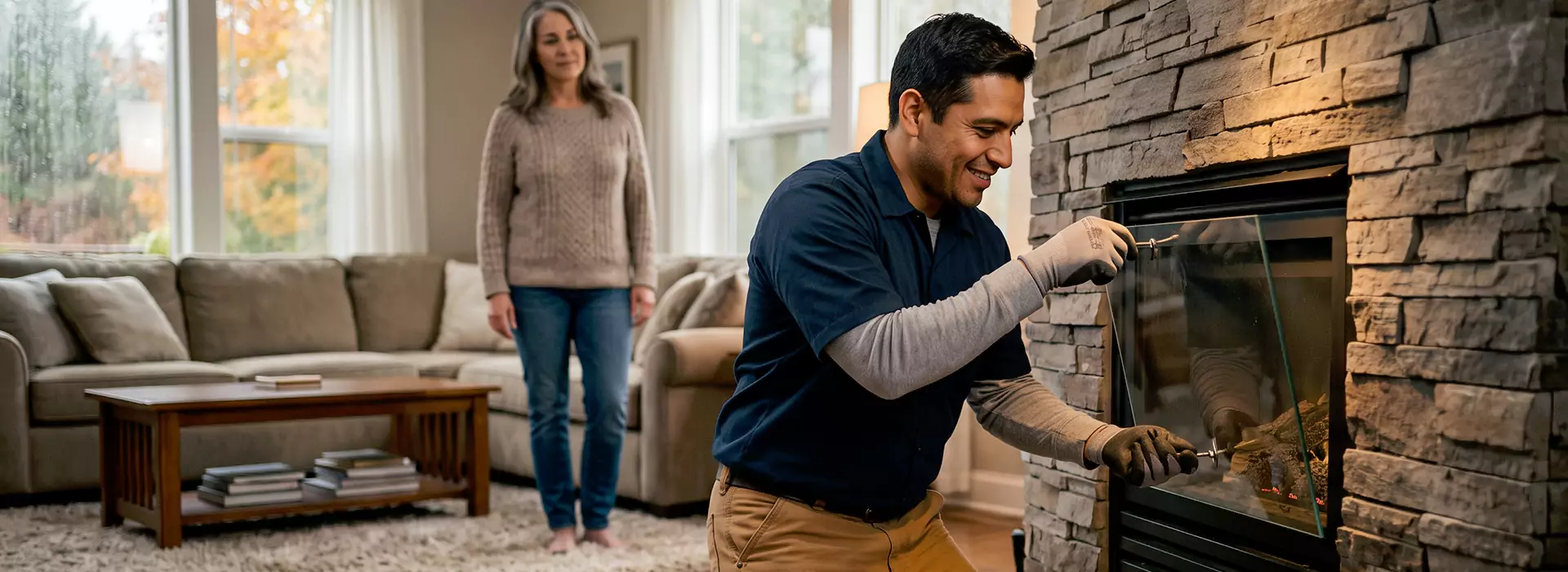 Fireplace Glass Replacement in New Braunfels, TX