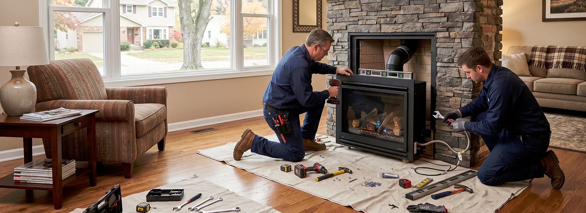 New Fireplace Installation in New Braunfels