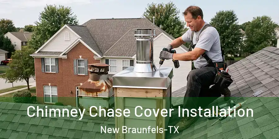 Chimney Chase Cover Installation New Braunfels-TX