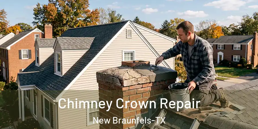 Chimney Crown Repair New Braunfels-TX