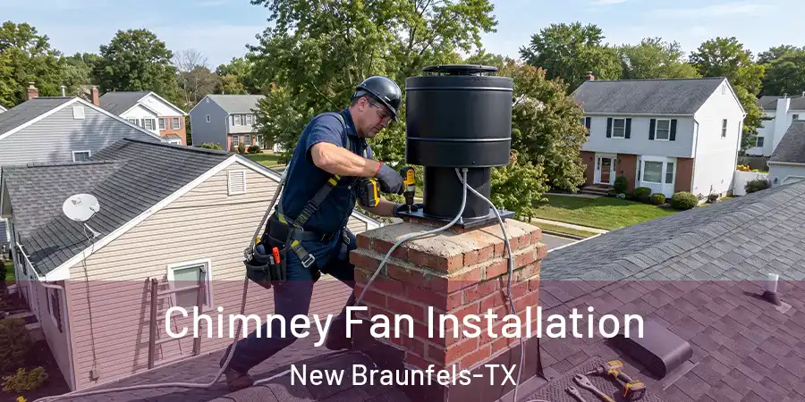  Chimney Fan Installation New Braunfels-TX