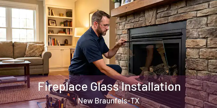Fireplace Glass Installation New Braunfels-TX