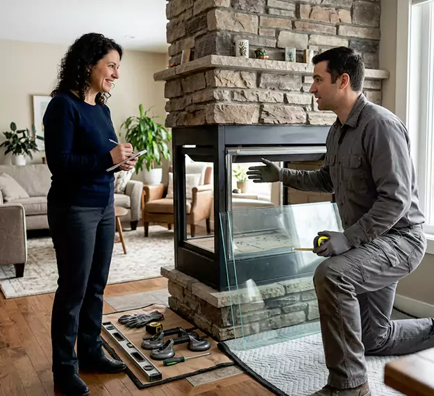 Certified Fireplace Glass Installation Company: Your Local Fireplace Glass Door Installer in New Braunfels, TX