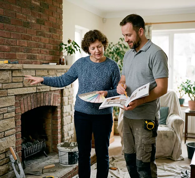 Why New Braunfels Homeowners Choose Our Fireplace Makeover Team?