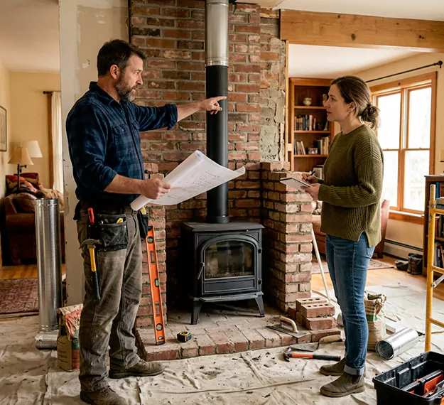 Why New Braunfels Homeowners Choose Our Wood Fireplace Installation Team?