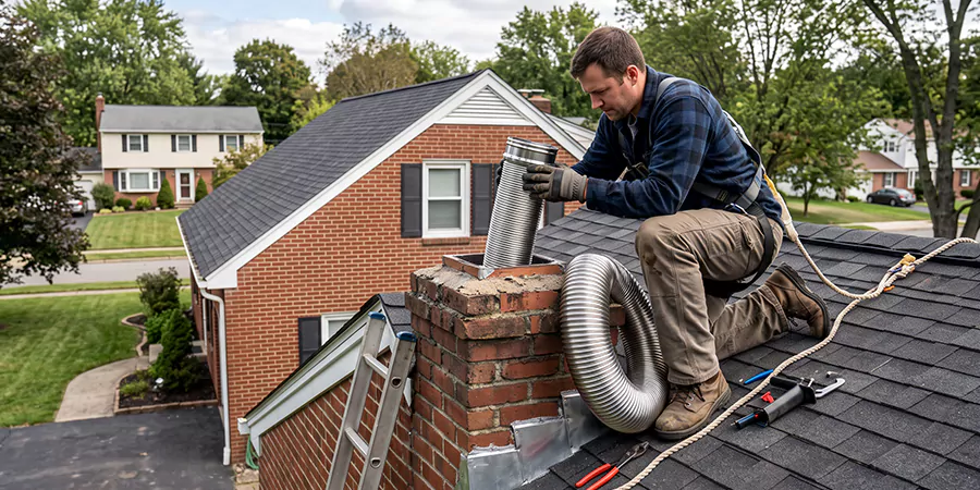 Chimney Sleeve Installation New Braunfels
