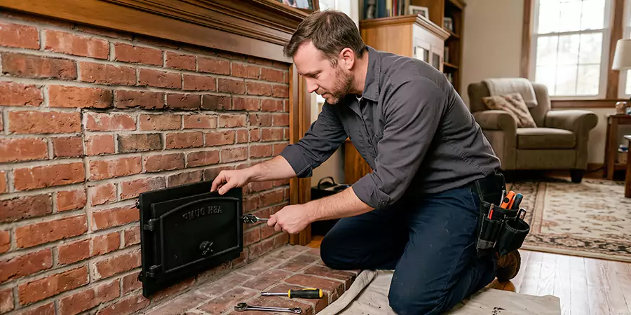 Fireplace Ash Dump Door Installation New Braunfels
