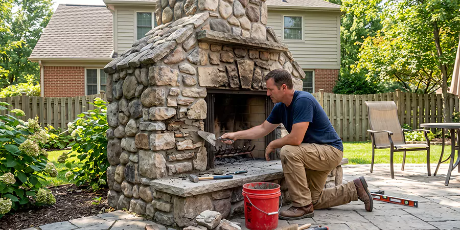 Outdoor Fireplace Repair New Braunfels