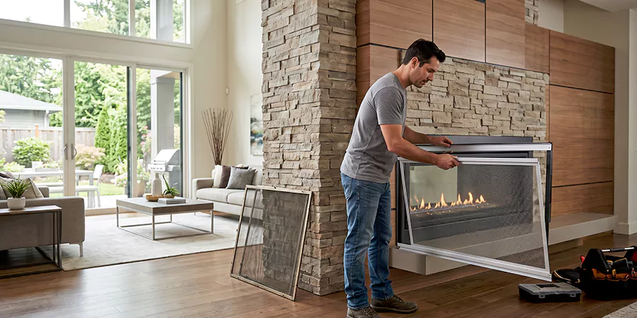 Fireplace Insert Screen Replacement New Braunfels