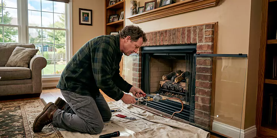 Propane Fireplace Regulator and Gas Line Repair New Braunfels