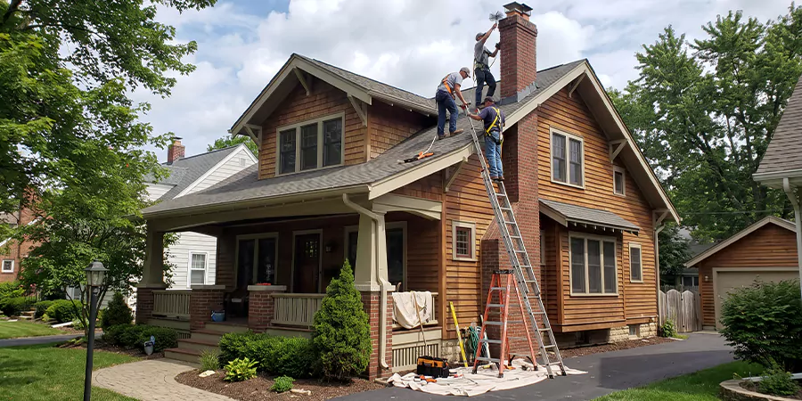 Residential Chimney Masonry Repair and Tuckpointing New Braunfels