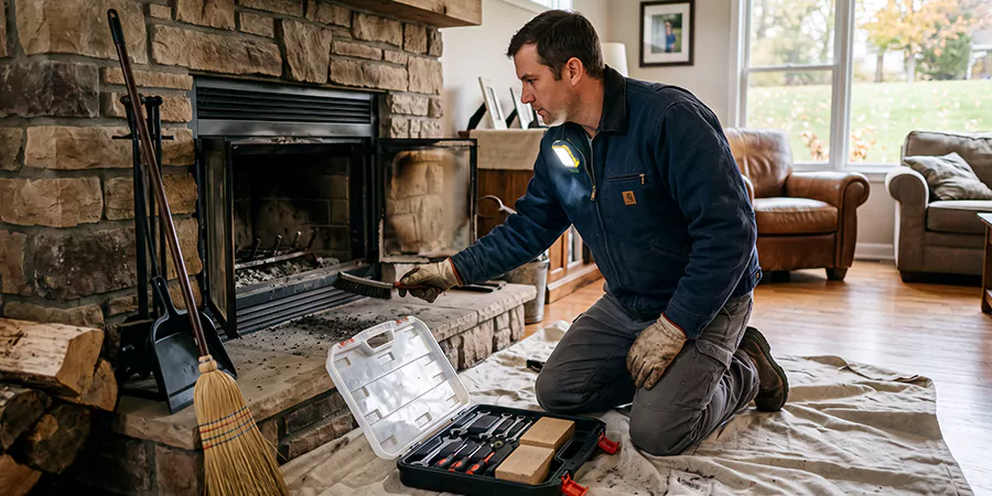 Wood Fireplace Repair in New Braunfels