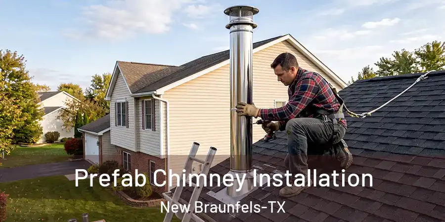  Prefab Chimney Installation New Braunfels-TX
